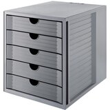 Han police za dokumentaciju sa fiokama system box 5 fioke siva ( 05PD1450C ) | ePonuda.com
