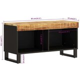 vidaXL TV omarica 85x33x43,5 cm trden mangov les | Shoptok.si