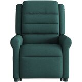  Naslonjač na podizanje od tkanine tamnozeleni | shoptok.hr