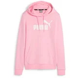 Puma Sportska sweater majica 'Essential' roza / bijela