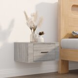 vidaXL Stenska nočna omarica siva sonoma 50x36x25 cm Cene