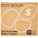 Eco boom Pelene za bebe biorazgradive Pure Premium S 3-8kg 102kom Cene