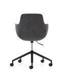 Kave Home Temno siv oblazinjen jedilni stol Tissiana – | Shoptok.si