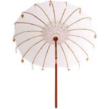  Suncobran Krema x 250 cm Pamuk i čvrsto drvo | shoptok.hr