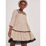 Blue Shadow Dress beige cxp0667. R12 Cijene