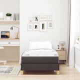 vidaXL Krevet s opruga kutije Smeđa 90 x 190 cm | shoptok.hr