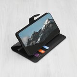 Techsuit Leather Folio preklopna maska za Honor 400 Lite – crna | shoptok.hr