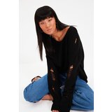 Trendyol Black Knitwear Sweater | shoptok.hr