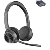 Brezžične Bluetooth slušalke Plantronics Voyager 4320 MS UC črne (218478-02)