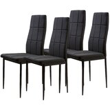 Modern Home ModernHome set stolica za blagovaonicu DC860-4 crni | shoptok.hr