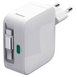 Hama brzi punjac gan, 2xusb-c, pd 65w, beli, kabl koji se izvlaci ( 200025 ) Cene