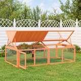 vidaXL Boks za životinje smeđi 200 x 112 5 x 74 cm od masivne borovine Cijene