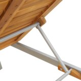 vidaXL Ležaljka na suncu siva 200x55x35 cm čvrsto drvo acacia | shoptok.hr