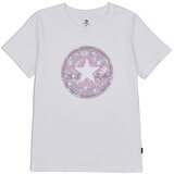 Converse Majice s kratkimi rokavi Fall Floral Patch Grapphic Tee Bela | Shoptok.si