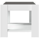  Stolić za kavu LED bijeli 53x53x45 cm od konstruiranog drva | Eponuda.com