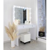 Luxor Furniture Sto za šminkanje Lux 21, Beli Cene