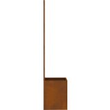vidaXL Vrtni Sadič s Dekorativnom Pločom Rđa 50 x 140 cm Otporni čelik | shoptok.hr