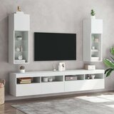 vidaXL TV ormarići s LED svjetlima 2 kom bijeli 30 5 x 30 x 90 cm | shoptok.hr