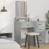  Toaletni stol Betonski sivi 50 x 41 x 140 cm Konstruirano drvo | shoptok.hr