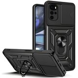 TECH-PROTECT Hybrid Armor Camshield ovitek za Motorola Moto G22/Moto G4 Plus - Črna | Shoptok.si
