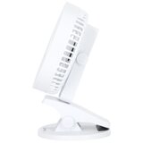  Punjivi stoni ventilator sa stezaljkom VIENTO 6W/5V 2000 mAh, beli | Eponuda.com