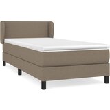 Maison Chic Box spring postelja - Vzmetna postelja z vzmetnico taupe 80x200 cm blago SL19870, (21881190) Cene