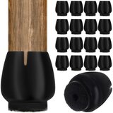  Silikonske zaščite za noge stolov s filcem, set 16 kos (12-16 mm) Cene