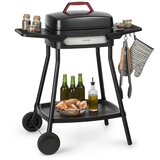 Klarstein Gatsby, električni roštilj, 2000 W, neljepljiva površina roštilja, crna | shoptok.hr