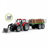  traktor sa namenskom kašikom i prikolicom za drva Cene