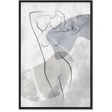  Slika - Resting Muse (1 Part) Vertical 80x120 U crnom drvenom okviru | shoptok.hr