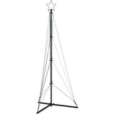 vidaXL Lučke za novoletno jelko 363 LED diod hladno bele 182 cm | Shoptok.si