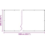  Pokrivač za biljke s ušicama 2x10 m PVC | shoptok.hr