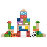 Viga kocke v vedru kmetija 50 kos | Shoptok.si