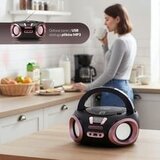 Adler AD 1181BC prenosni boombox CD/MP3 s FM radiem, USB in AUX vhodom | Shoptok.si