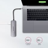 Axagon HMC-5 laptop dock /port replicator Wired USB 3.2 Gen 1 (3.1 Gen 1) Type-C Grey | shoptok.hr