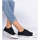 Gemre Black Women's Lace-Up Sneakers Saha | shoptok.hr