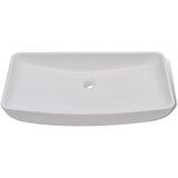  Luksuzni Keramički Pravokutni Umivaonik Bijeli 71 x 39 cm | shoptok.hr