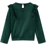  Dječja bluza s volanima tamnozelena 140 | shoptok.hr