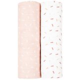  KikkaBoo Pelene od muslina set 2 pcs 80x80 Confetti Pink | ePonuda.com