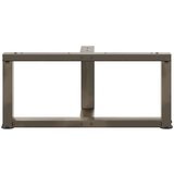  Noge za stolić T-oblika 2 kom prirodni čelik 60x25x(30-31)cm | shoptok.hr