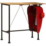  Barski stol u obliku traktora crveno-smeđi 55x120x107 cm drveni | Eponuda.ba