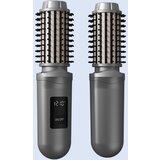 INF Brezžična krtača za ravnanje las: ionska, prenosna, 2-v-1 za kodranje in ravnanje Grey, (5000138821) | Shoptok.si