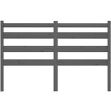  Uzglavlje za krevet sivo 206 x 4 x 100 cm od masivne borovine | shoptok.hr