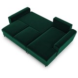 Cosmopolitan Design Zelena baršunasti sklopiva/s prostorom za odlaganje kutna garnitura (s desnim kutom/s ležaljkom) Kyoto – | shoptok.hr