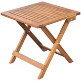 SUNFUN Vrtna mizica Diana (45 x 45 x 45 cm, les, rjava) | Shoptok.si