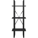 Ormarić za knjige 3 razine sivi 40x30x105 cm konstruirano drvo | Eponuda.ba
