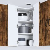 vidaXL zidni kuhinjski ormarić zidne dimljeni hrast 57 x 57 x 80 cm | shoptok.hr