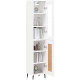  Visoka komoda bijeli 34,5x34x180 cm od konstruiranog drva | shoptok.hr