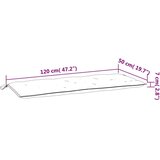 vidaXL Blazina za vrtno klop 2 kosa antracit 120x50x7cm oxford tkanina | Shoptok.si