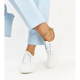 Gemre White eco-leather sneakers Yusra | Shoptok.si